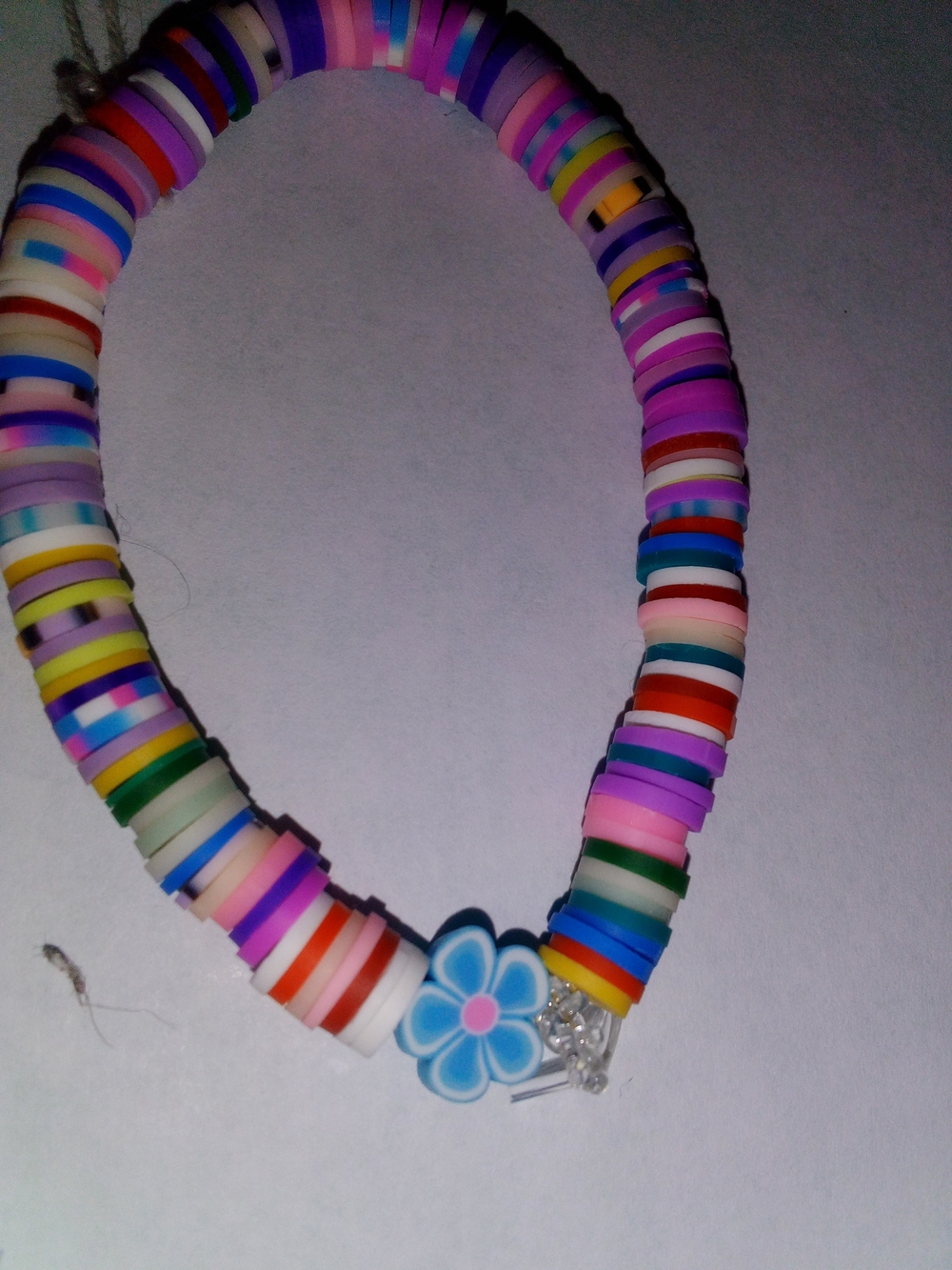 Colorful Bead Flower Bracelet - Multicolor